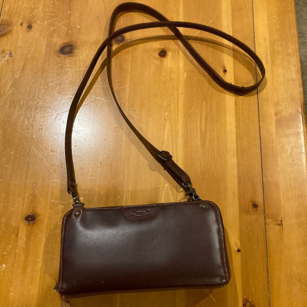 Saddleback Leather Love41 Love 41 Large Accordion Wallet Crossbody Purse Bag